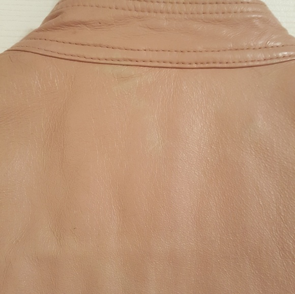 Wilson Pink Leather Jacket - Picture 4 of 4